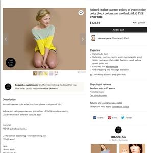 Yummy, little sweater by The Knit Kid